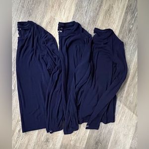 Women’s Jaanuu Underscrub Navy Blue Set of 3 - Size Large